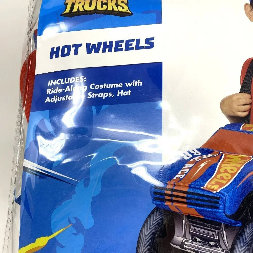 Spirit Halloween Hot Wheels Ride-Along One Size Toddler Costume Pretend Play
